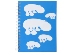 Brands Scandinavia Zoo Hippo muistikirja, A5 sininen