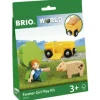 BRIO WORLD Maatilan tyttö -leikkisetti