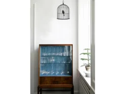Ferm Living Birdcage seinätarra, pieni musta