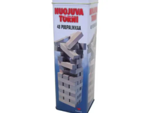 Huojuva torni peltirasiassa