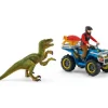 Schleich Pako Velociraptorilta mönkijällä