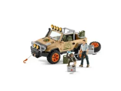 Schleich Wild Life 4x4 Maastoauto ja hahmot