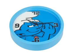 Smurffit sein&auml;kello, sininen 25 cm