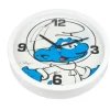 Smurffit sein&auml;kello, valkoinen 25 cm
